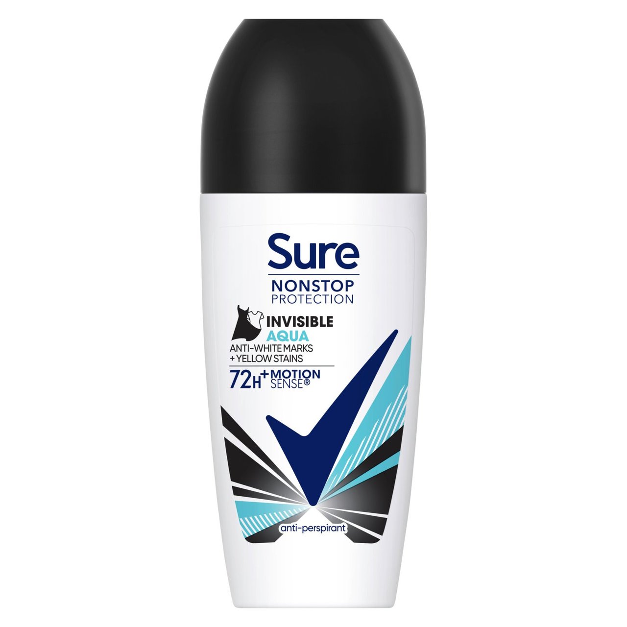 Sure Women 72hr Nonstop Antiperspirant Deodorant Roll On Invisible Aqua