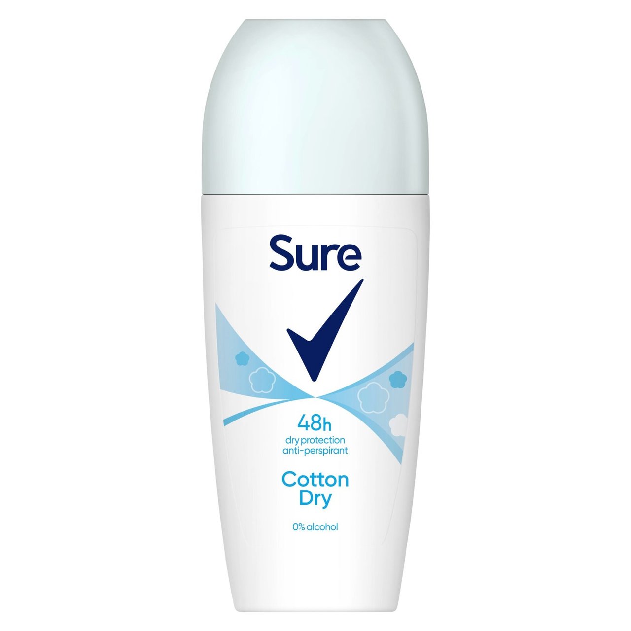 Sure Women Antiperspirant Deodorant Roll On Base Cotton Dry