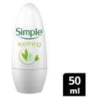 Simple Soothing Anti-perspirant Deodorant Roll on