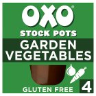 Oxo Stock Pots Garden Vegetables 4x20g