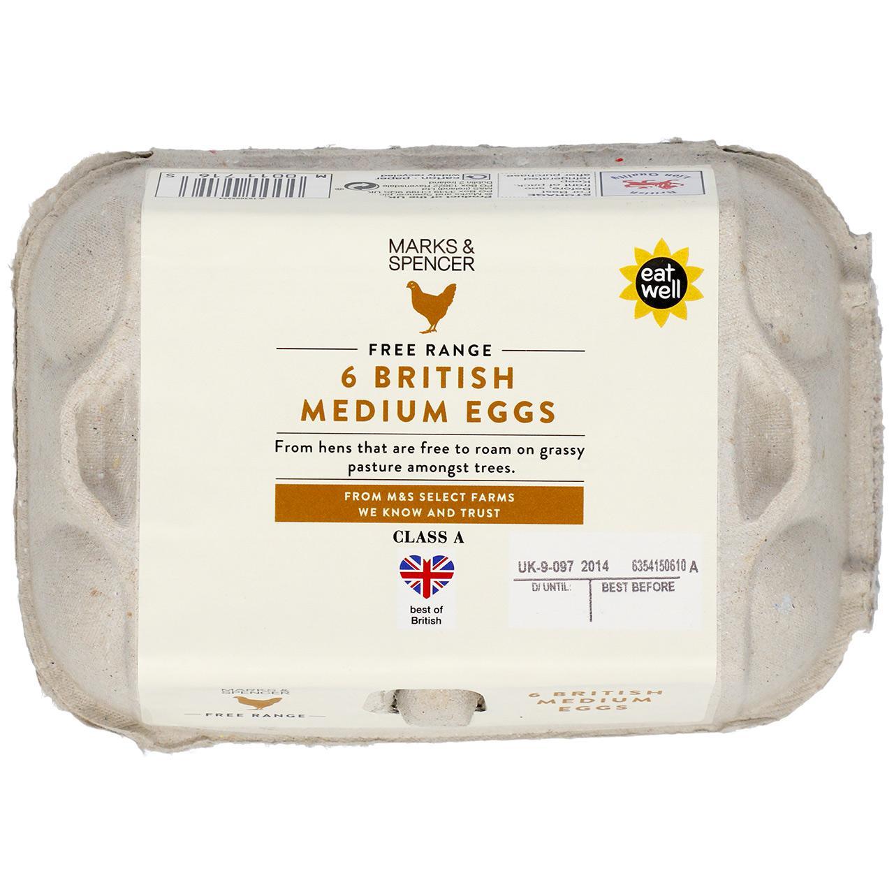 M&S Free Range Medium Eggs