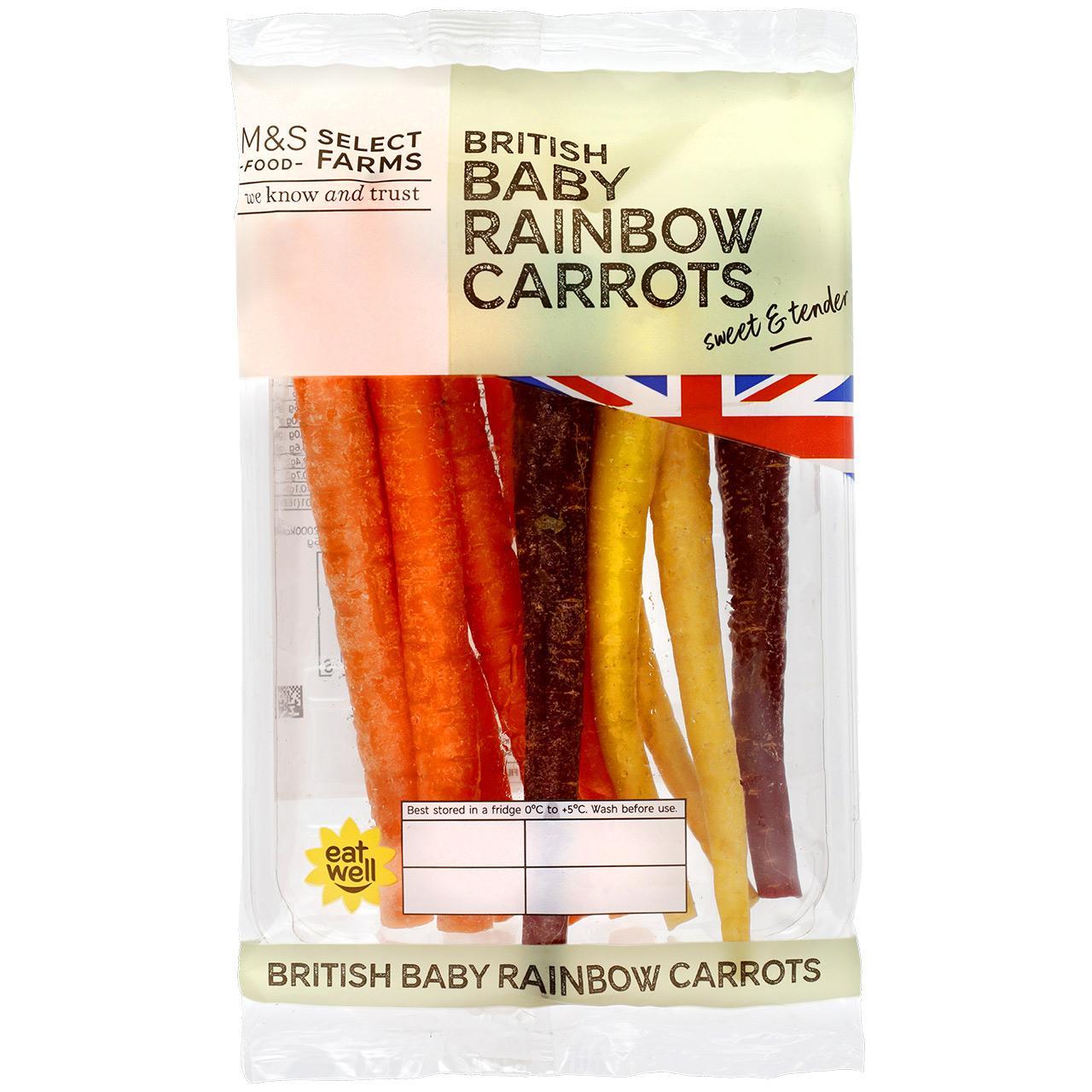 M&S Baby Rainbow Carrots