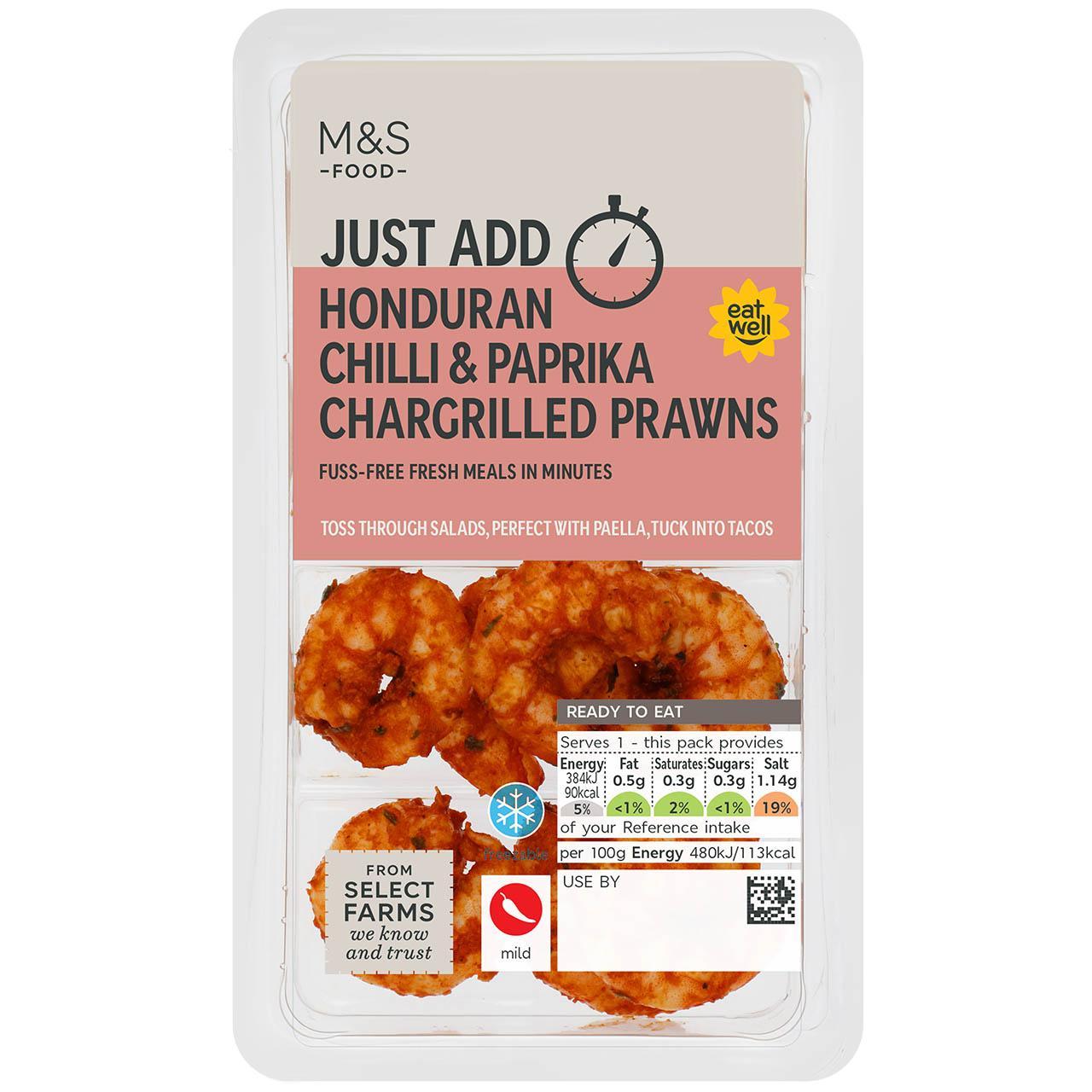 M&S Chilli, Garlic & Paprika King Prawns