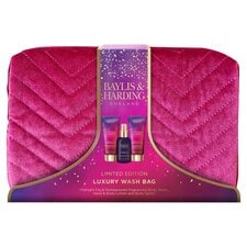 Baylis & Harding Midnight Fig & Pomegranate Luxury Wash Bag Gift Set