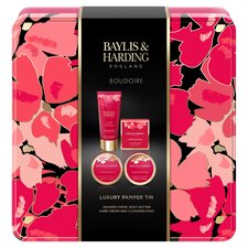 Baylis & Harding Boudiore Cherry Blossom Luxury Pamper Tin Gift Set