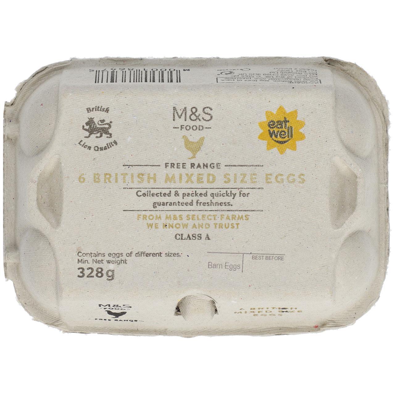 M&S Free Range Mixed Size Eggs