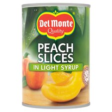 Del Monte Peach Slices Light Syrup 420G