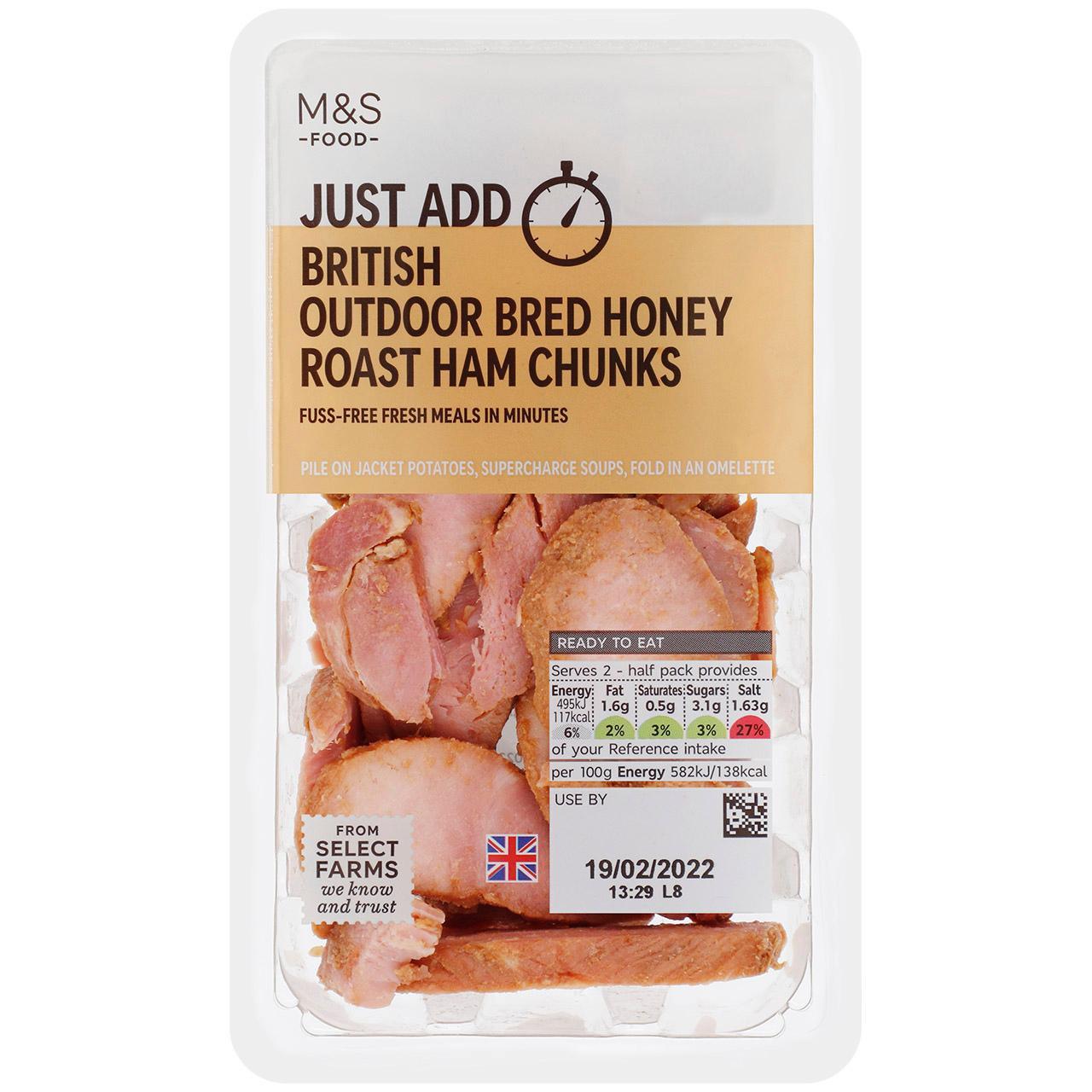 M&S British Honey Roasted Ham Chunks