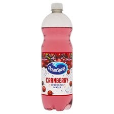 Ocean Spray Sparkling Water Cranberry 1 Litre