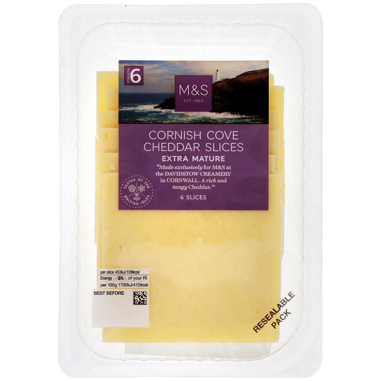 M&S Cornish Cove Extra Mature Cheese 6 Slices