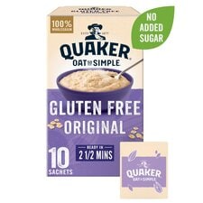 Quaker Oat So Simple Gluten Free Porridge Sachets 10x35g