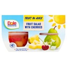 Dole Fruit Salad With Cherry 4X113g