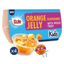 Dole Kids Mixed Fruit in Orange Jelly 4 x 93g