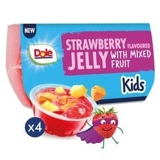 Dole Kids Mixed Fruit in Strawberry Jelly 4 x 93g