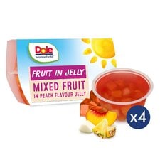 Dole Mixed Fruit In Peach Jelly 4X123g