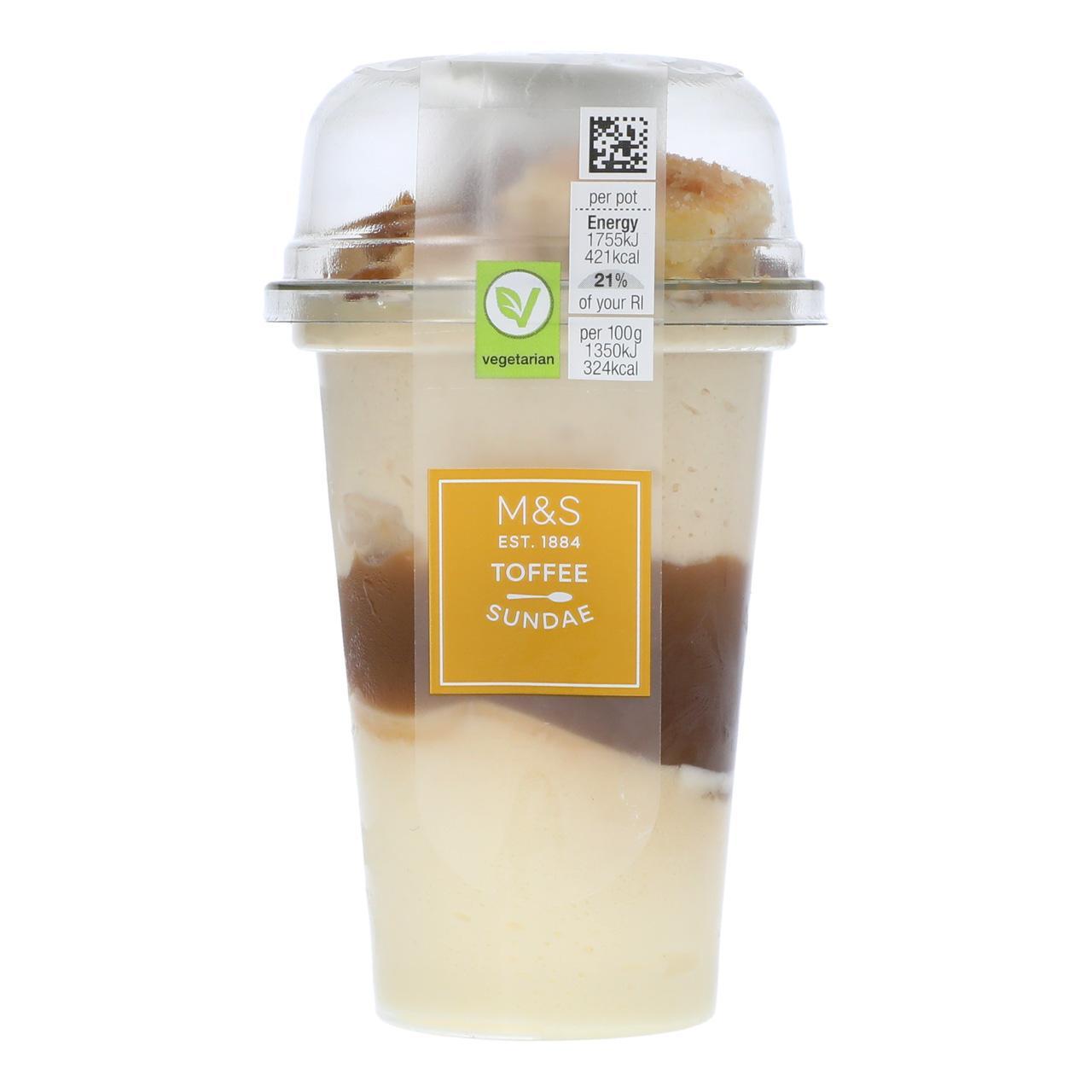 M&S Toffee Sundae