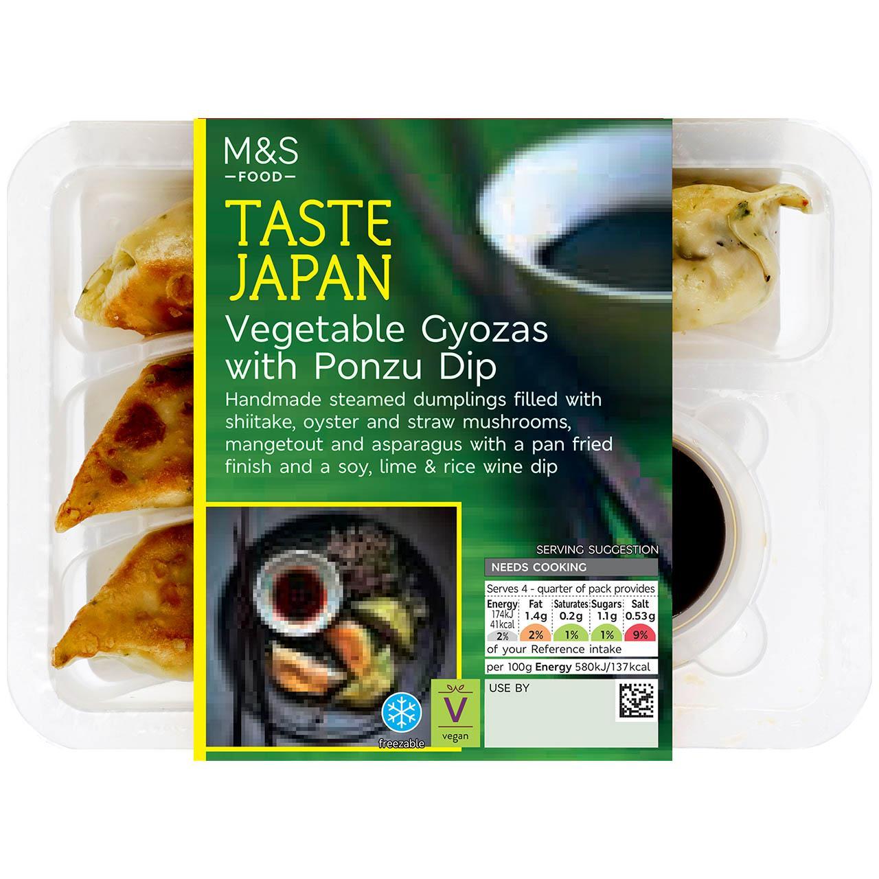 M&S 4 Vegetable Gyozas