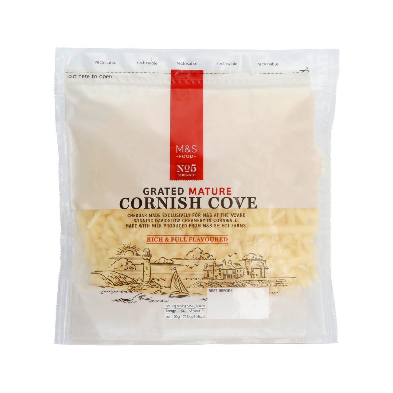 M&S Cornish Cove Mature Grated Cheese