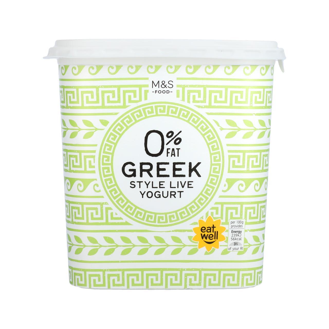 M&S Greek Style Live Yogurt 0% Fat