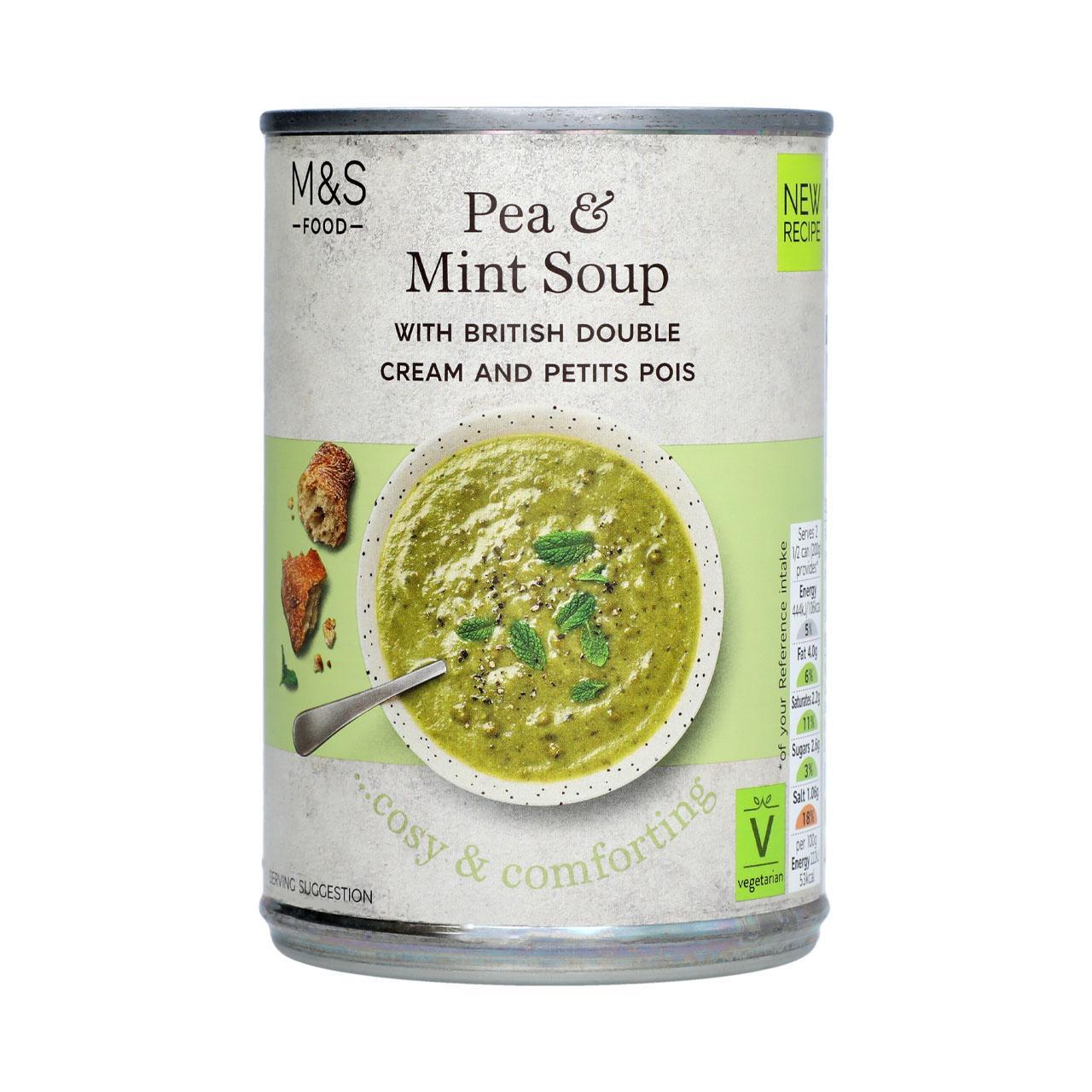 M&S Pea & Mint Soup