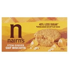 Nairns Stem Ginger Oat Biscuit 200G (L)