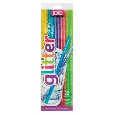 Joie Glitter Straws 20 Pack