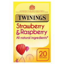 Twinings Strawberry & Raspberry 20 Tea Bags 40G