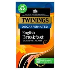 Twinings English Breakfast Decaffeinated 40 Tea Bags 109g      