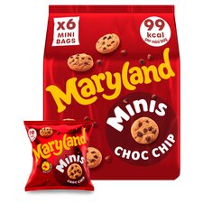 Maryland Cookies Chocolate Chip Minis 6 Bags 118.8G