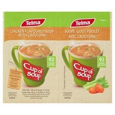 Telma Cup Of Soup With Croutons Chicken Flavour 48G