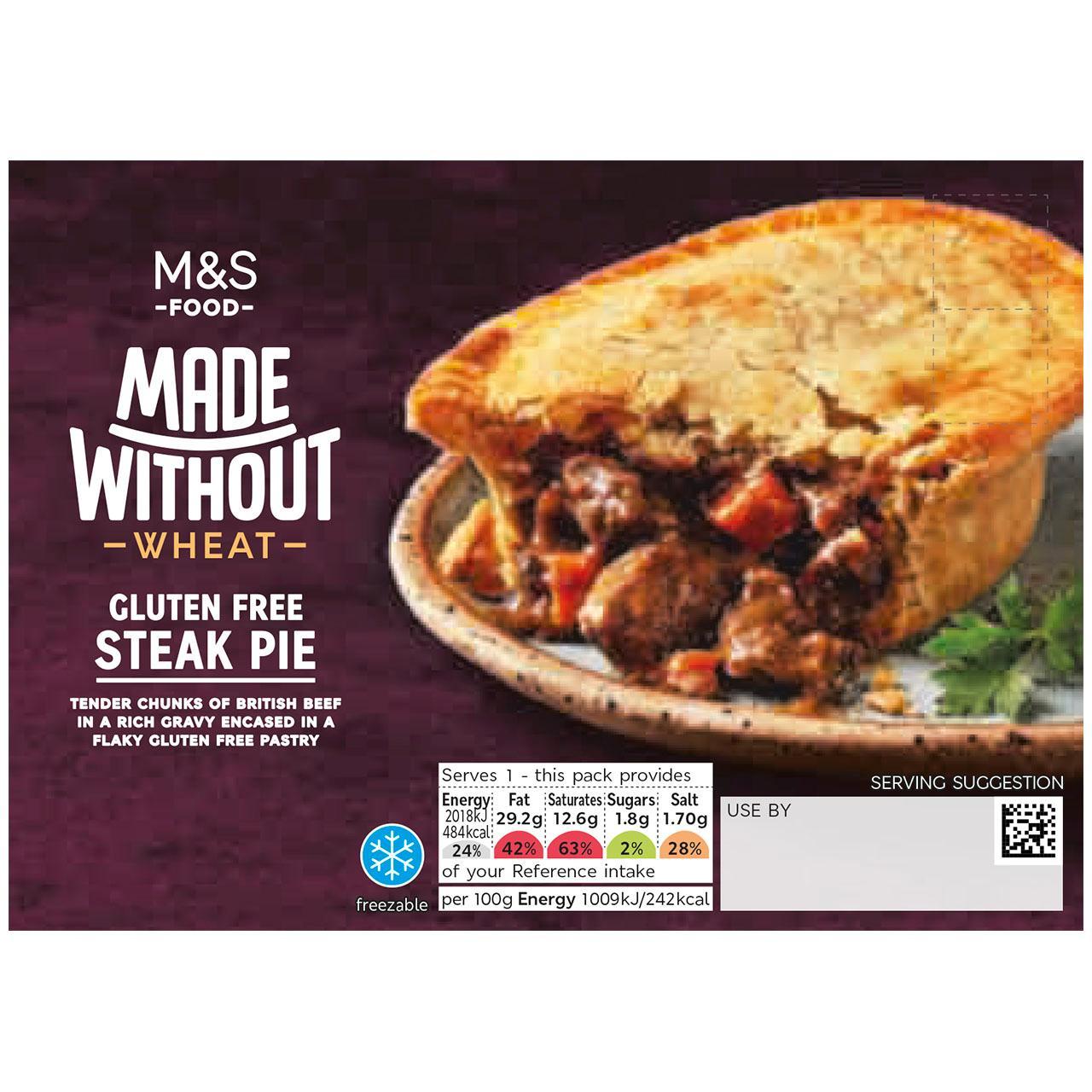 M&S Made Without Steak Pie