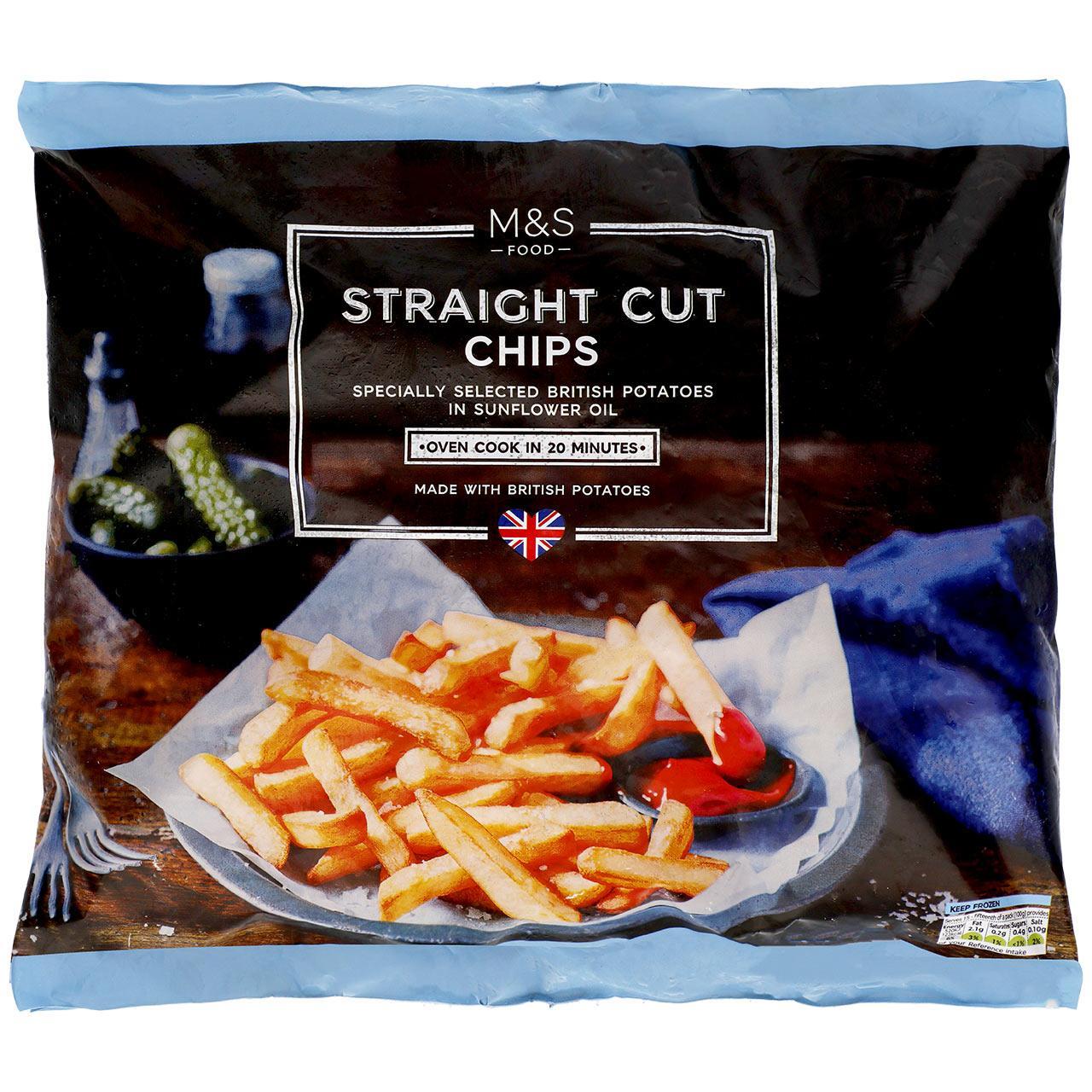 M&S Straight Cut Chips Frozen