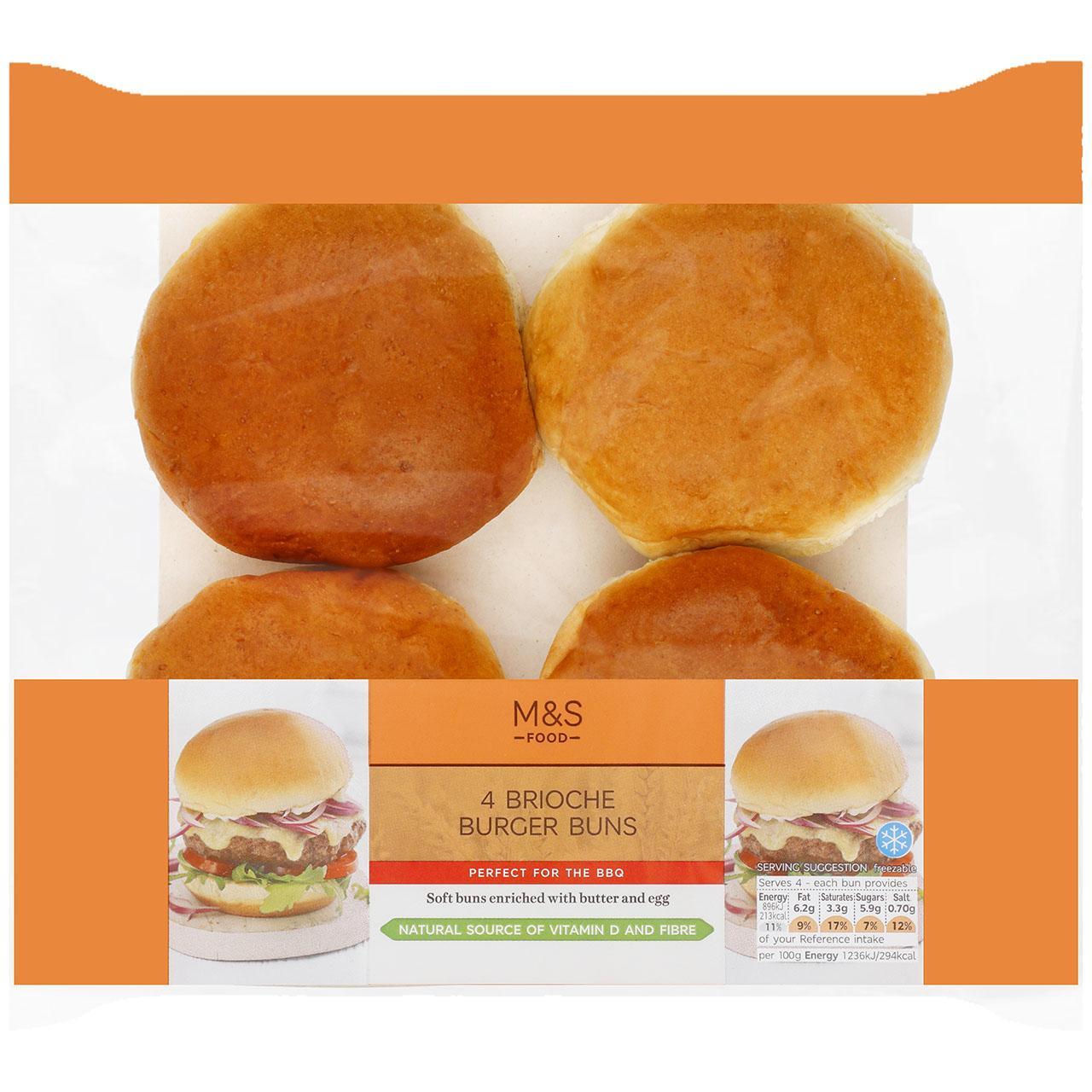 M&S VIVA Ultimate Brioche Burger Buns