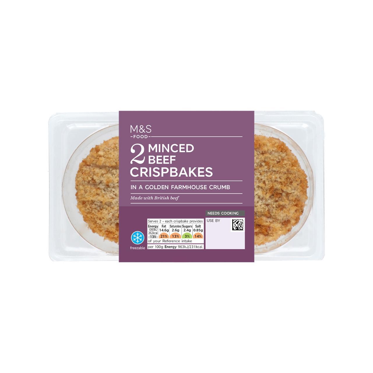 M&S Minced Beef Crispbakes