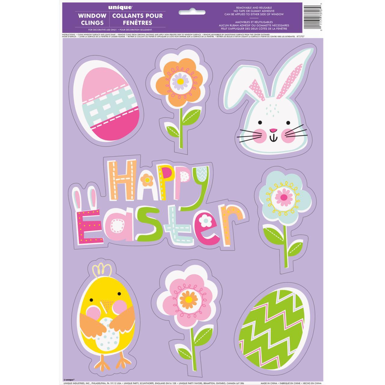 Easter Window Cling Stickers