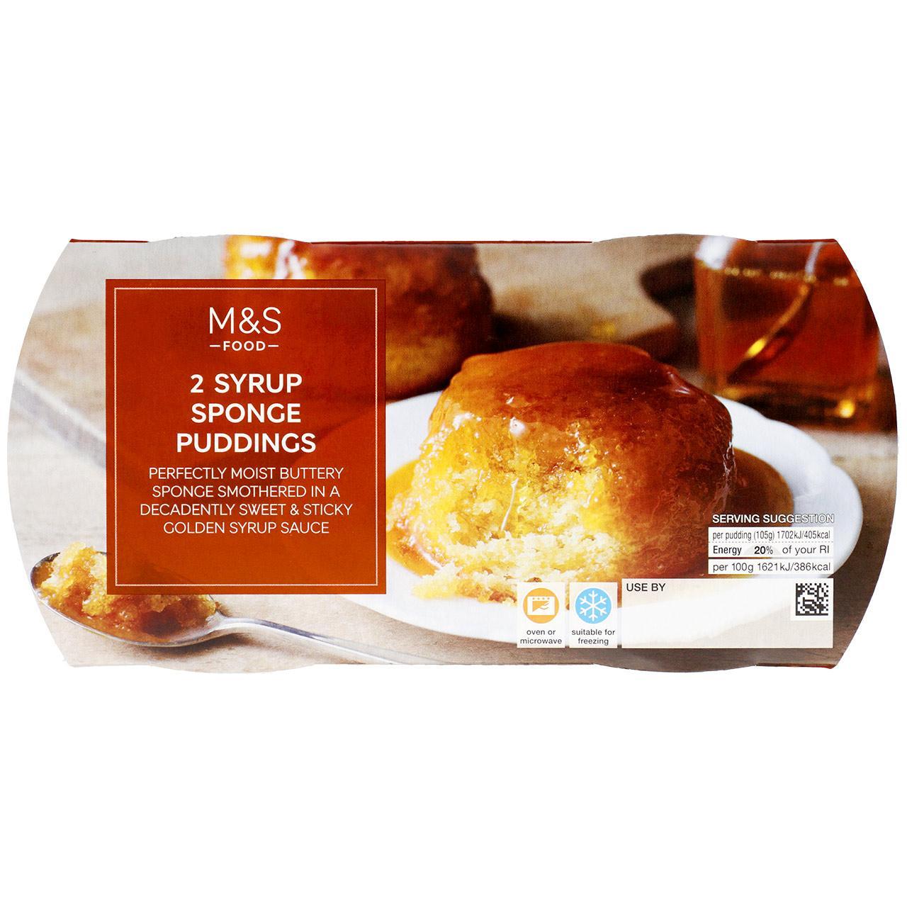 M&S Syrup Sponge Puddings