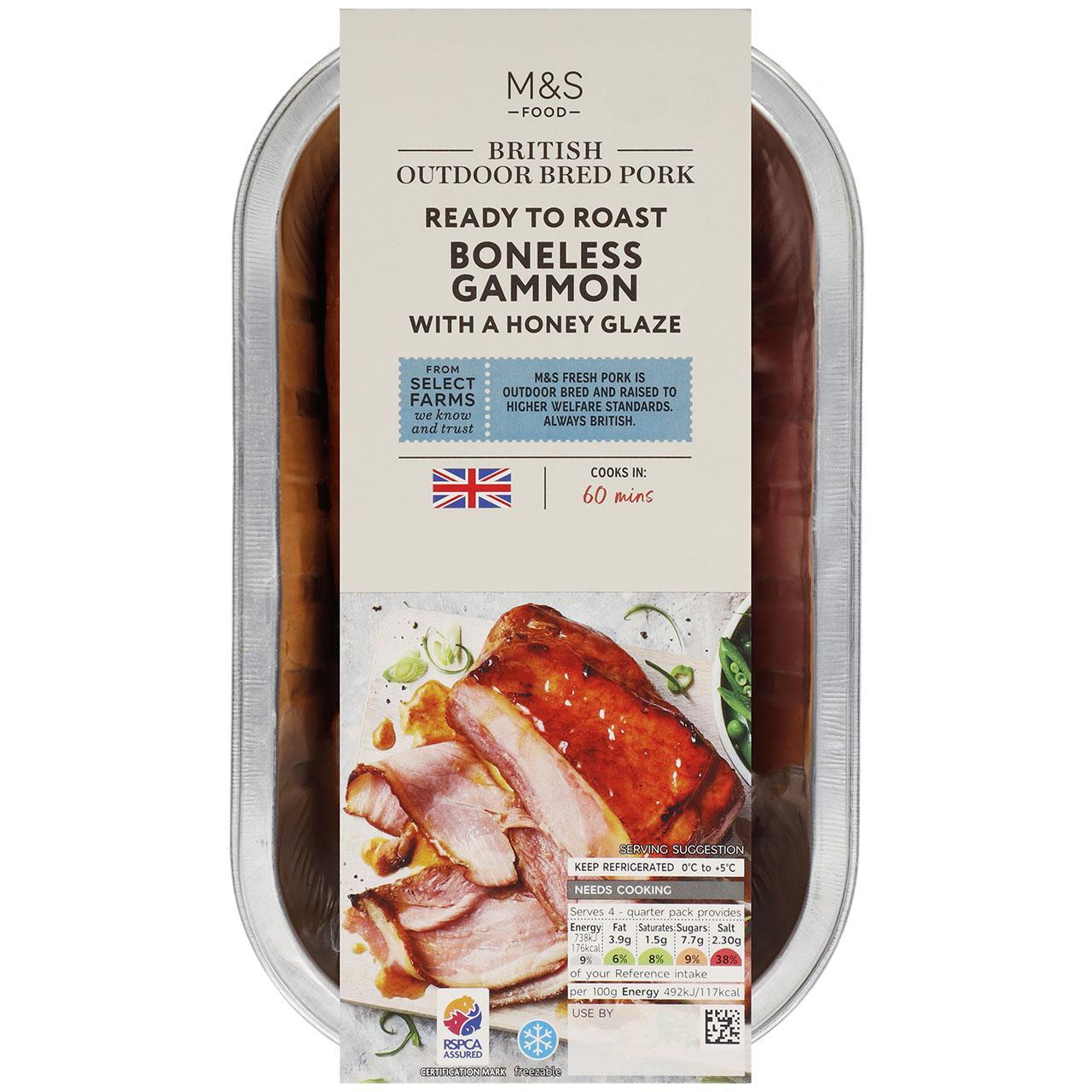 M&S Select Farms Gammon with Honey Glaze Boneless