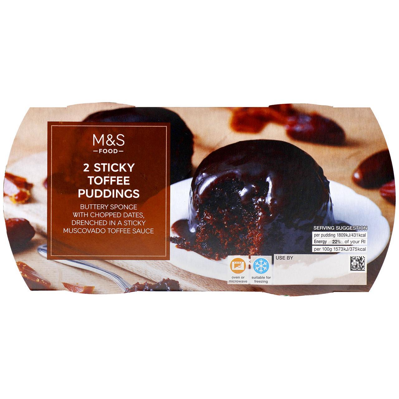 M&S Sticky Toffee Puddings