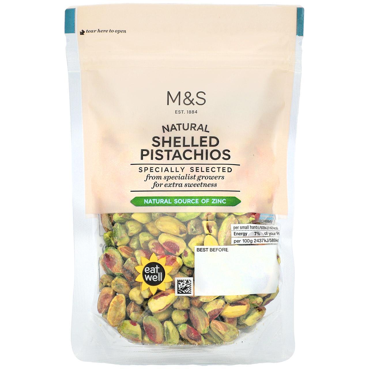 M&S Natural Shelled Pistachios