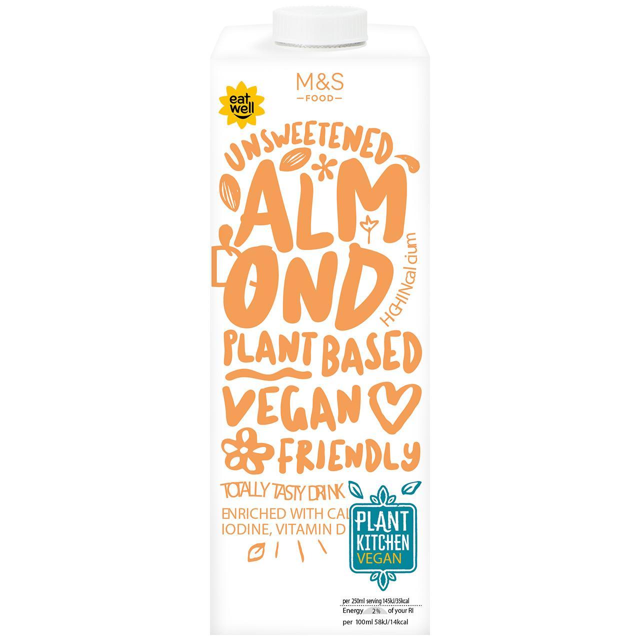 M&S Plant Kitchen Unsweetened Almond Drink