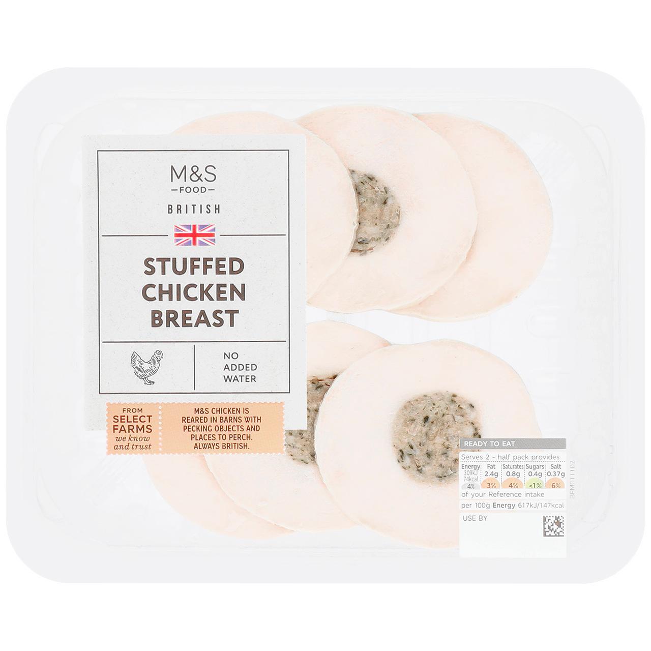 M&S Sliced Stuffed Chicken Breast