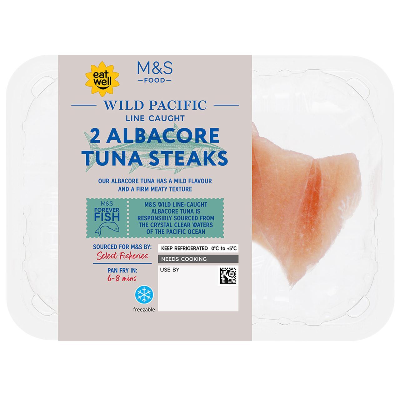 M&S 2 Albacore Tuna Steaks