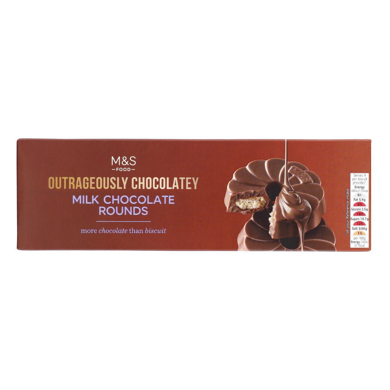 M&S Extremely Chocolatey Milk Chocolate Rounds