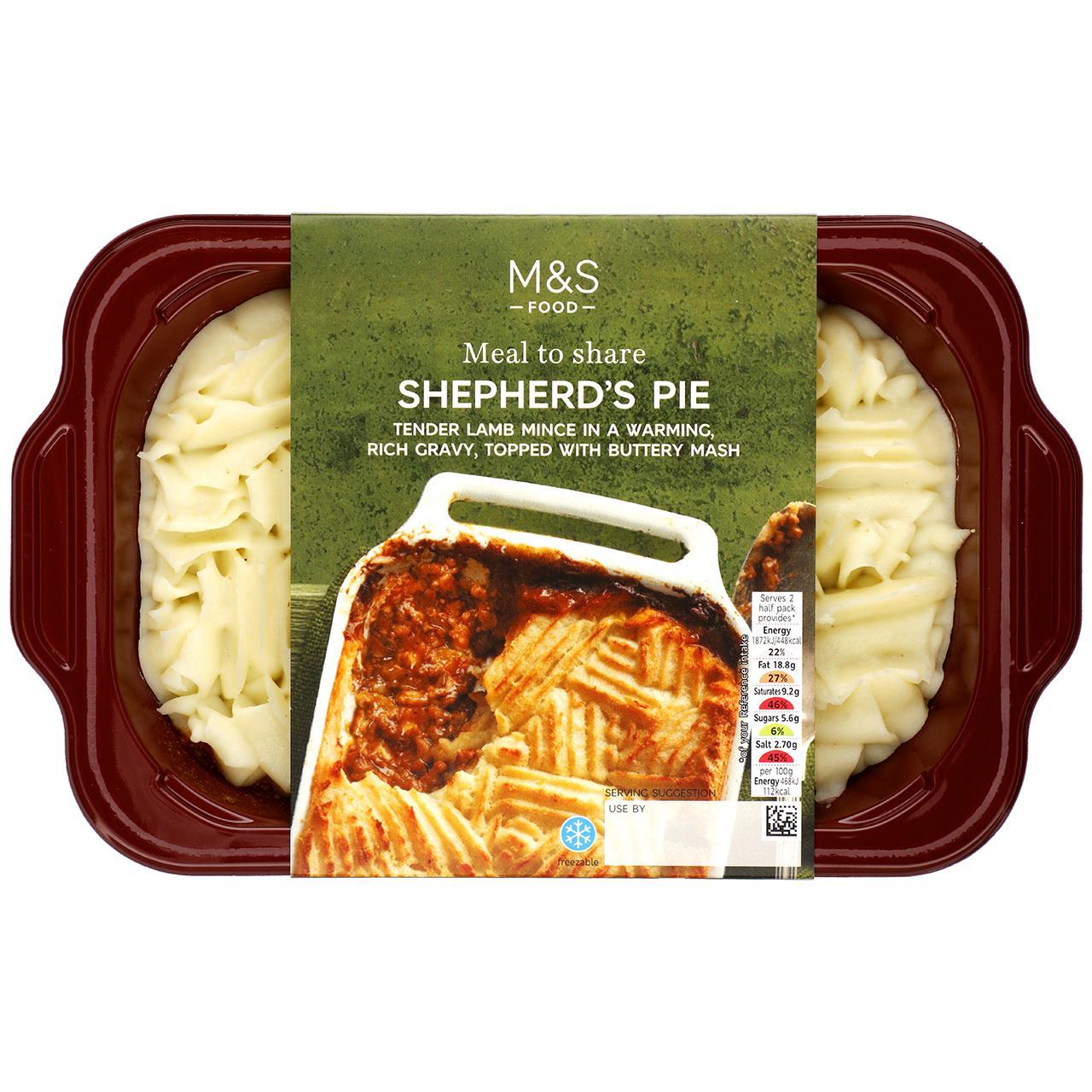 M&S Shepherds Pie Meal to Share