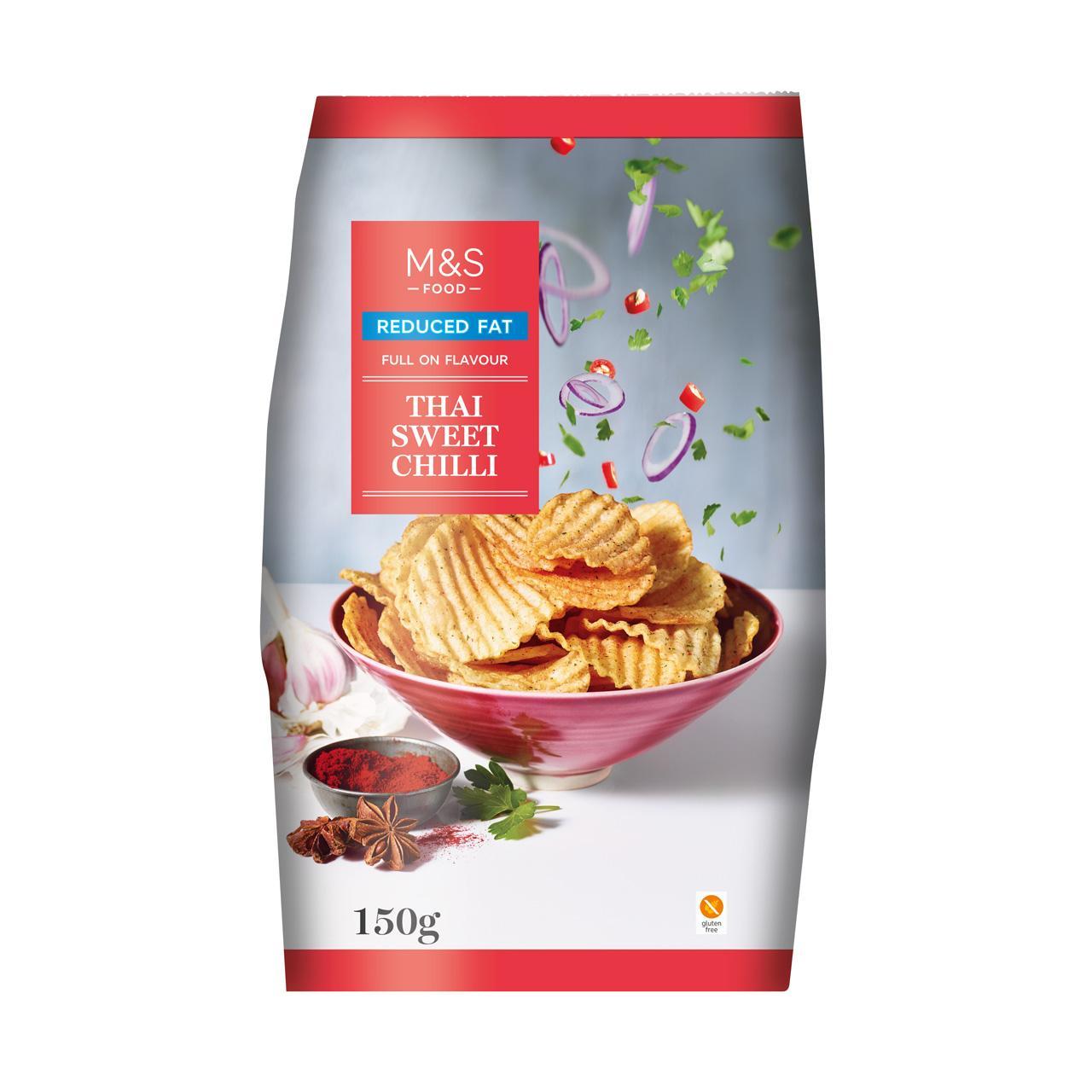 M&S Reduced Fat Thai Sweet Chilli Crisps