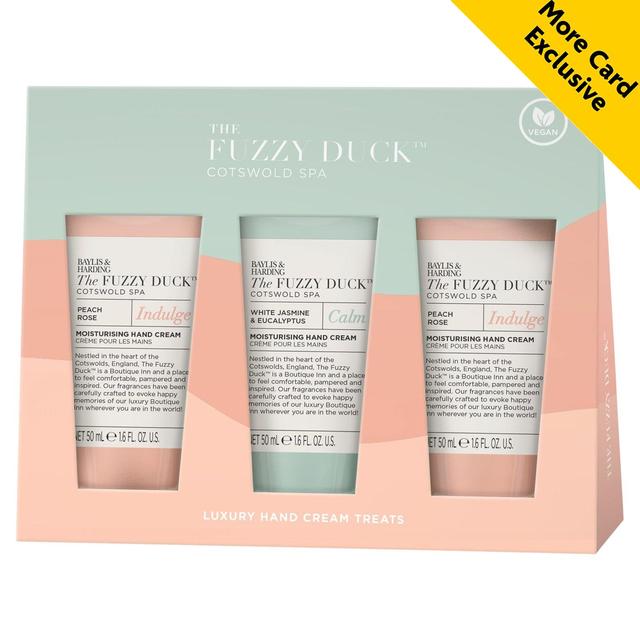 Baylis & Harding The Fuzzy Duck Cotswold Spa Luxury Hand Treats Gift Set 3 x 50g