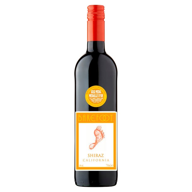 Barefoot Shiraz Red Wine  75cl