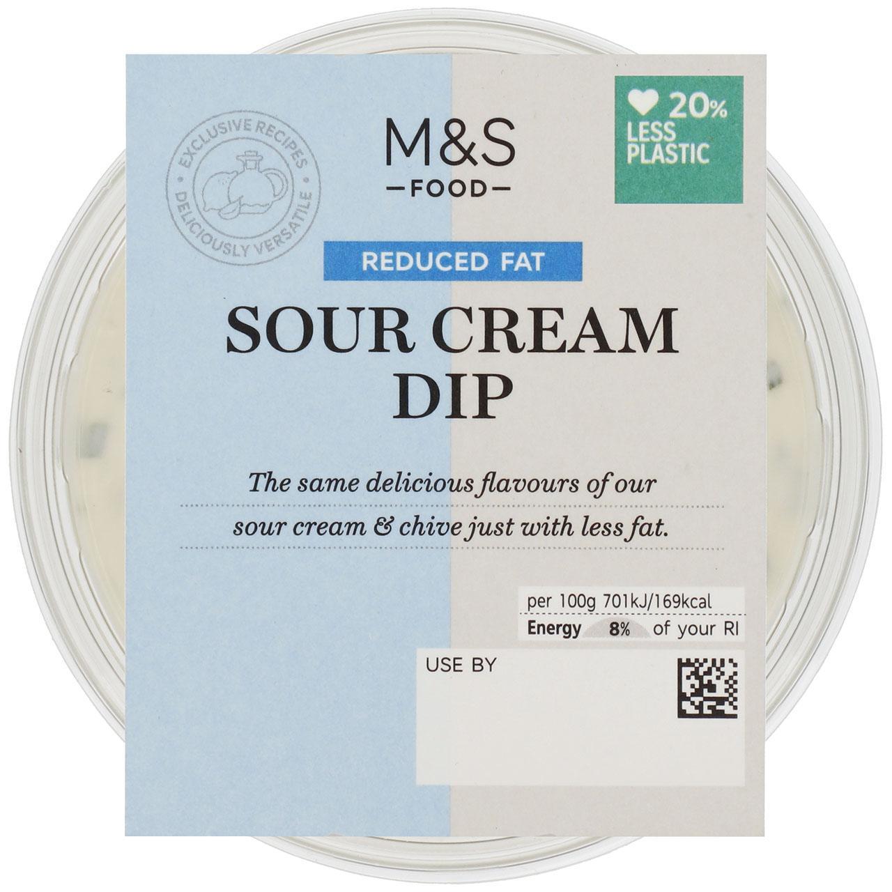 M&S Reduced Fat Sour Cream Dip