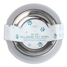 Core Supply Small Melamine Stainless Steel Pet Bowl Assorted