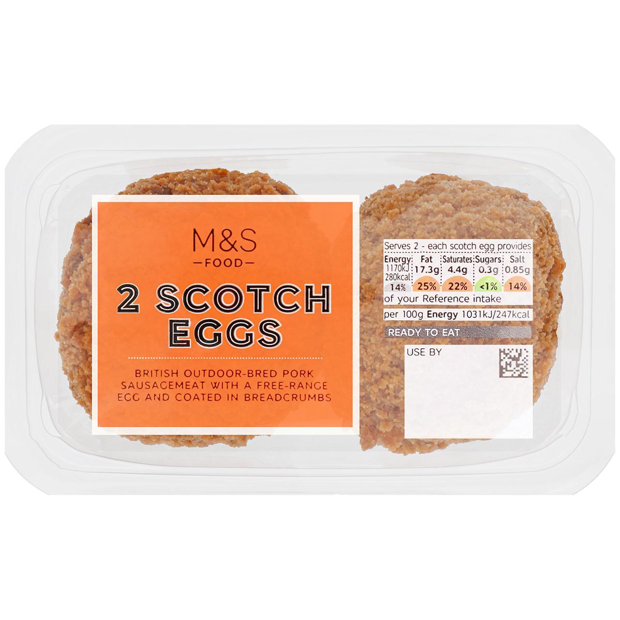 M&S 2 Pork Scotch Eggs